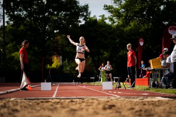 Neele Eckhardt (LG Goettingen) im Dreisprung am 14.05.2022 beim Nationalen Leichtathletik-Meeting im Erika-Fisch-Stadion in Hannover